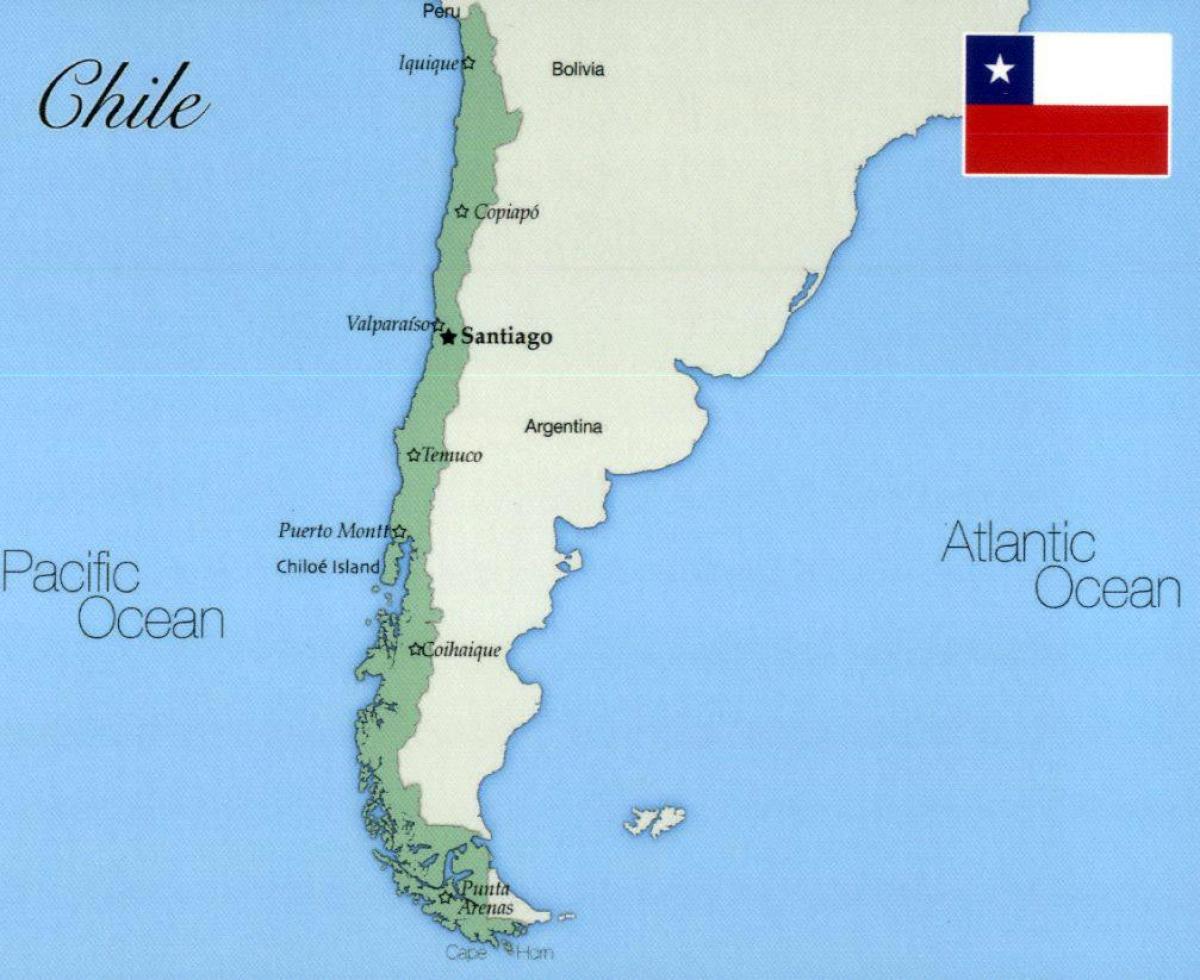 Chile iquique map