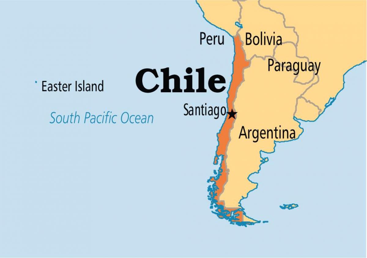 santiago de Chile map