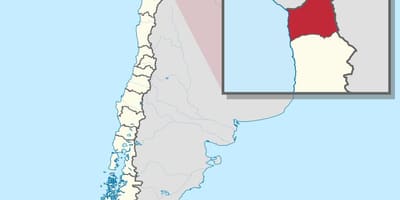 Map of arica Chile