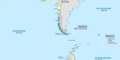 Map of Chile islands