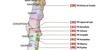 Map of futaleufu Chile