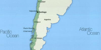 Chile iquique map